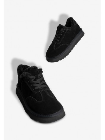 Кеди з хутром жіночі Fidelitti