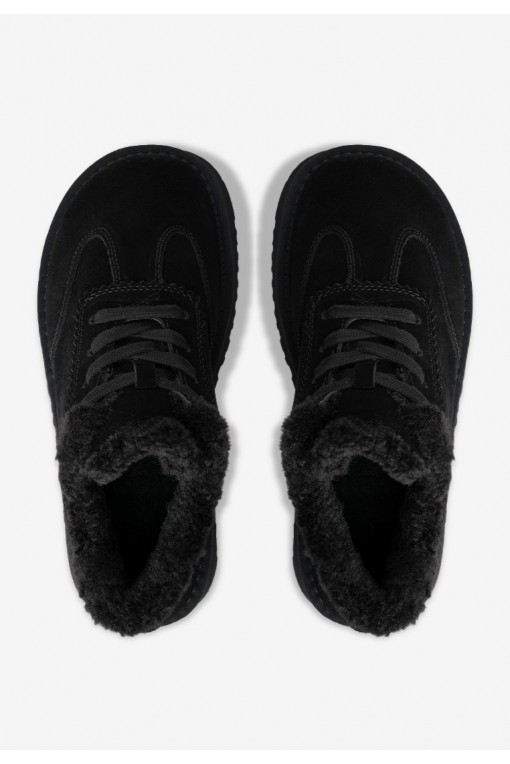 Кеди з хутром жіночі Fidelitti