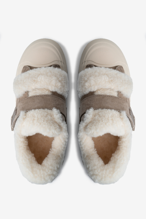 Кеди з хутром жіночі Fidelitti