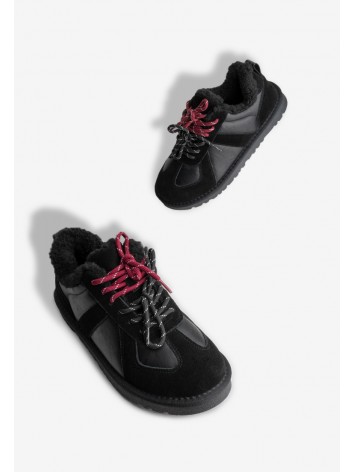 Кеди з хутром жіночі Fidelitti