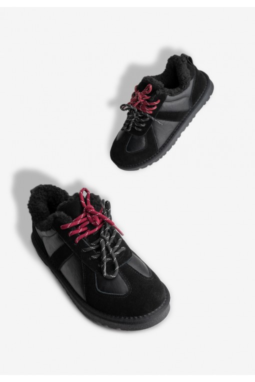 Кеди з хутром жіночі Fidelitti