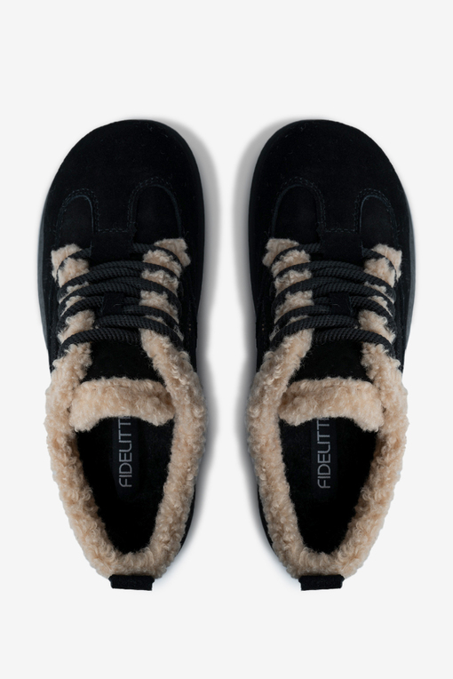 Кеди з хутром жіночі Fidelitti