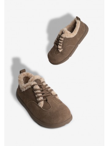 Кеди з хутром жіночі Fidelitti