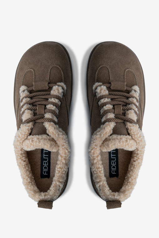 Кеди з хутром жіночі Fidelitti