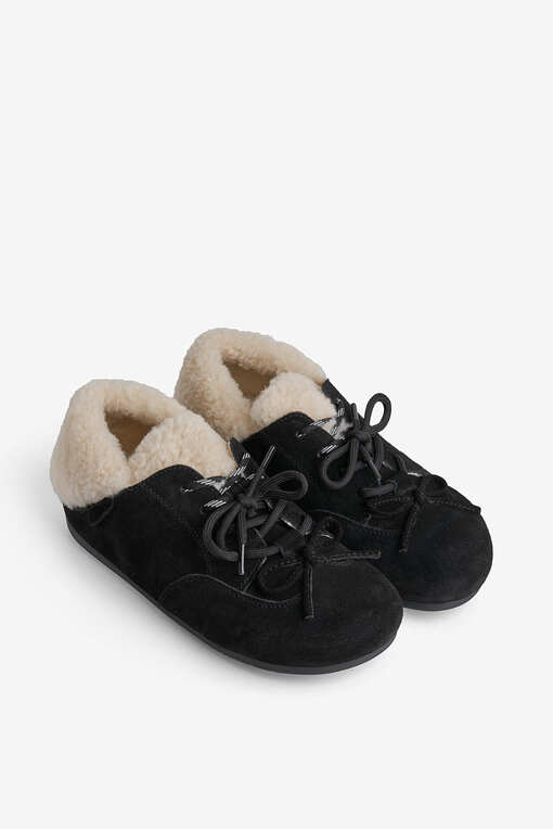 Кеди з хутром жіночі Fidelitti