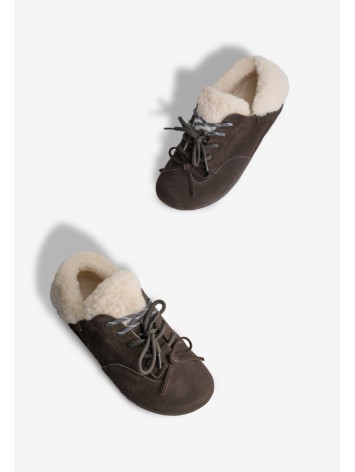 Кеди з хутром жіночі Fidelitti