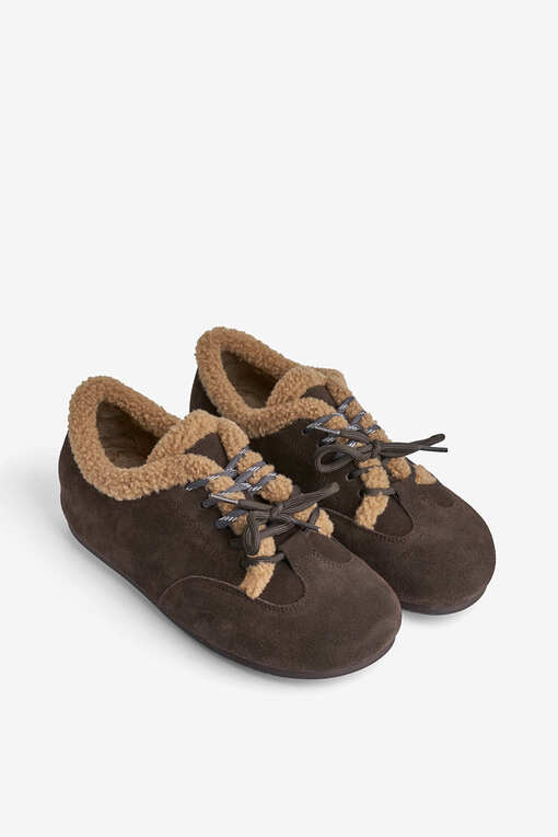 Кеди з хутром жіночі Fidelitti