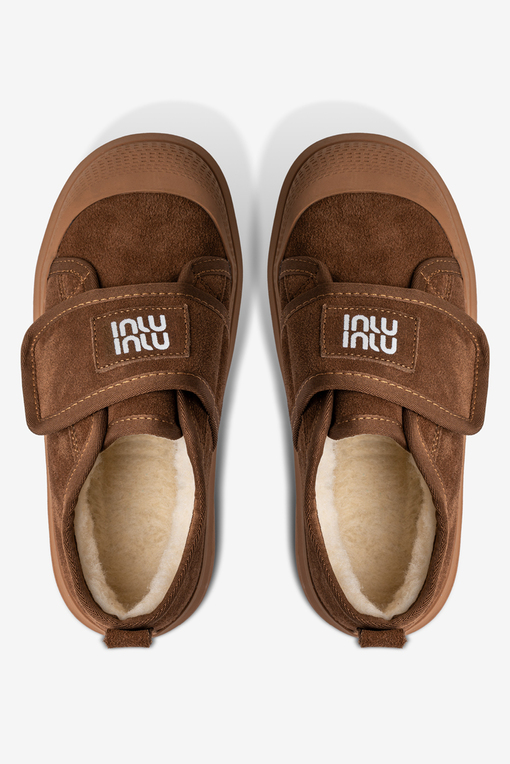 Кеди з хутром жіночі Fidelitti