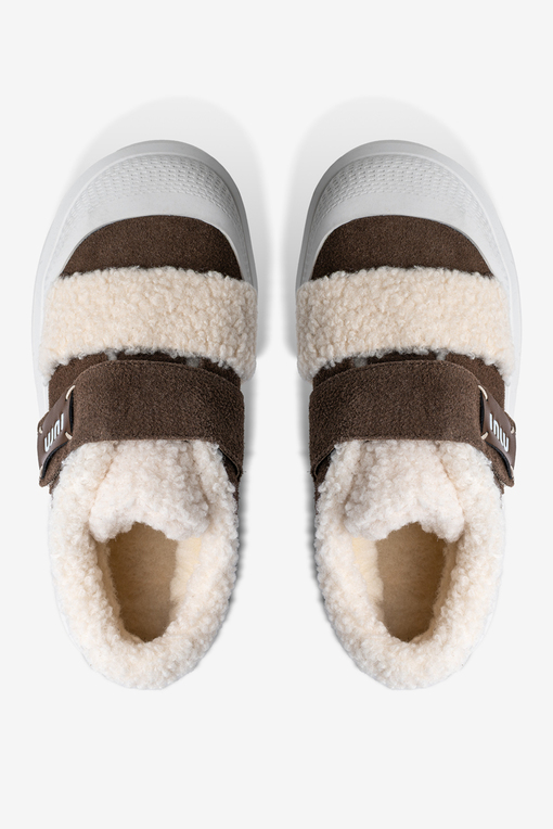 Кеди з хутром жіночі Fidelitti