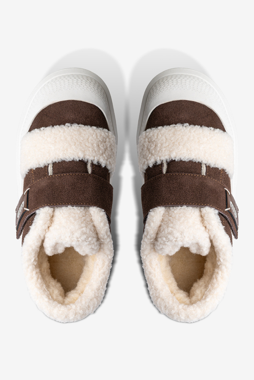 Кеди з хутром жіночі Fidelitti