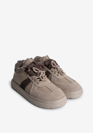 Кеди з хутром жіночі