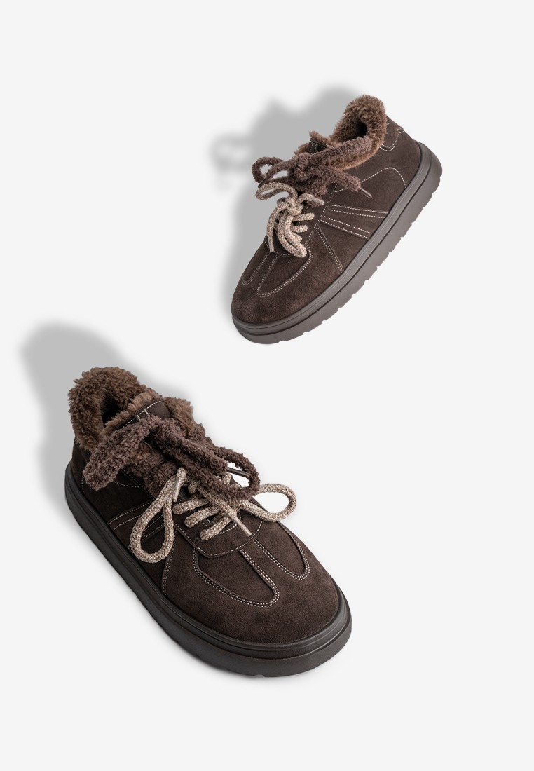 Кеди з хутром жіночі