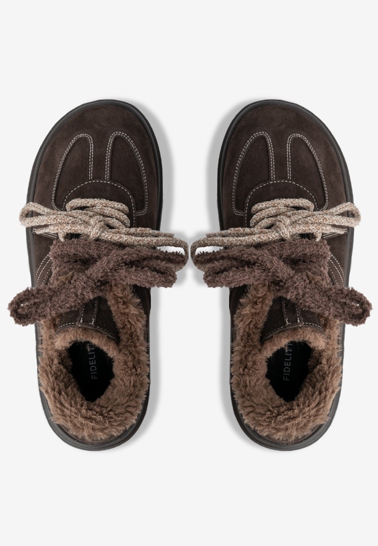 Кеди з хутром жіночі