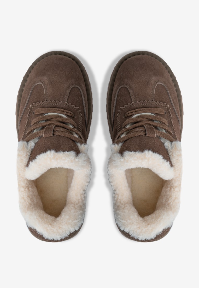 Кеди з хутром жіночі