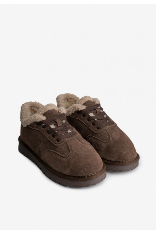 Кеди з хутром жіночі Fidelitti