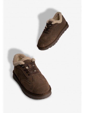 Кеди з хутром жіночі Fidelitti