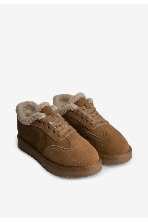 Кеди з хутром жіночі Fidelitti