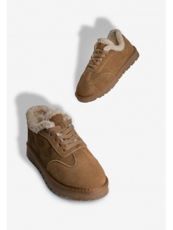 Кеди з хутром жіночі Fidelitti