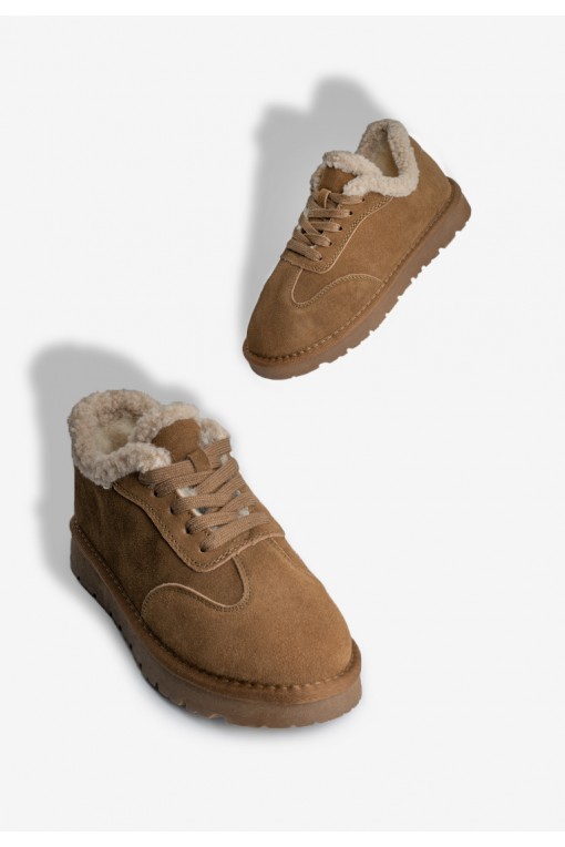 Кеди з хутром жіночі Fidelitti