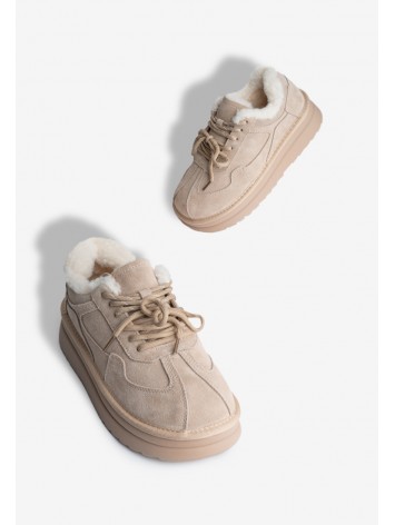 Кеди з хутром жіночі Fidelitti