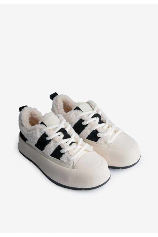 Кеди з хутром жіночі Fidelitti