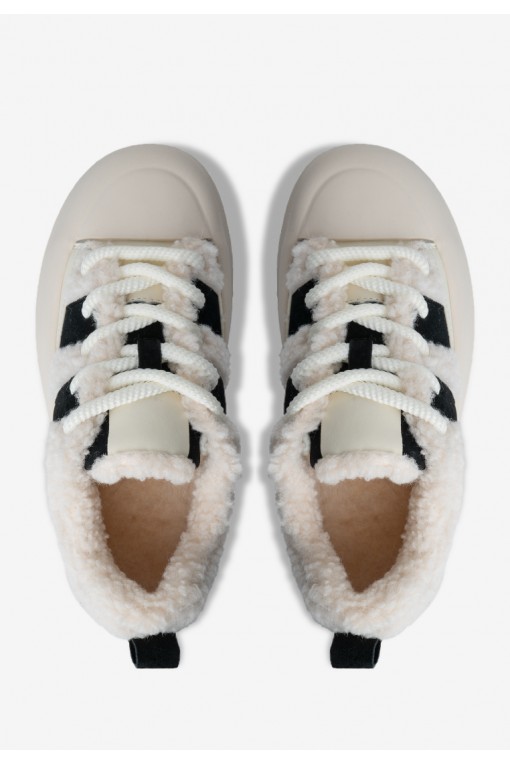 Кеди з хутром жіночі Fidelitti