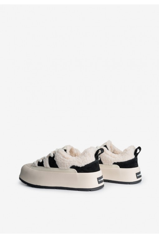Кеди з хутром жіночі Fidelitti