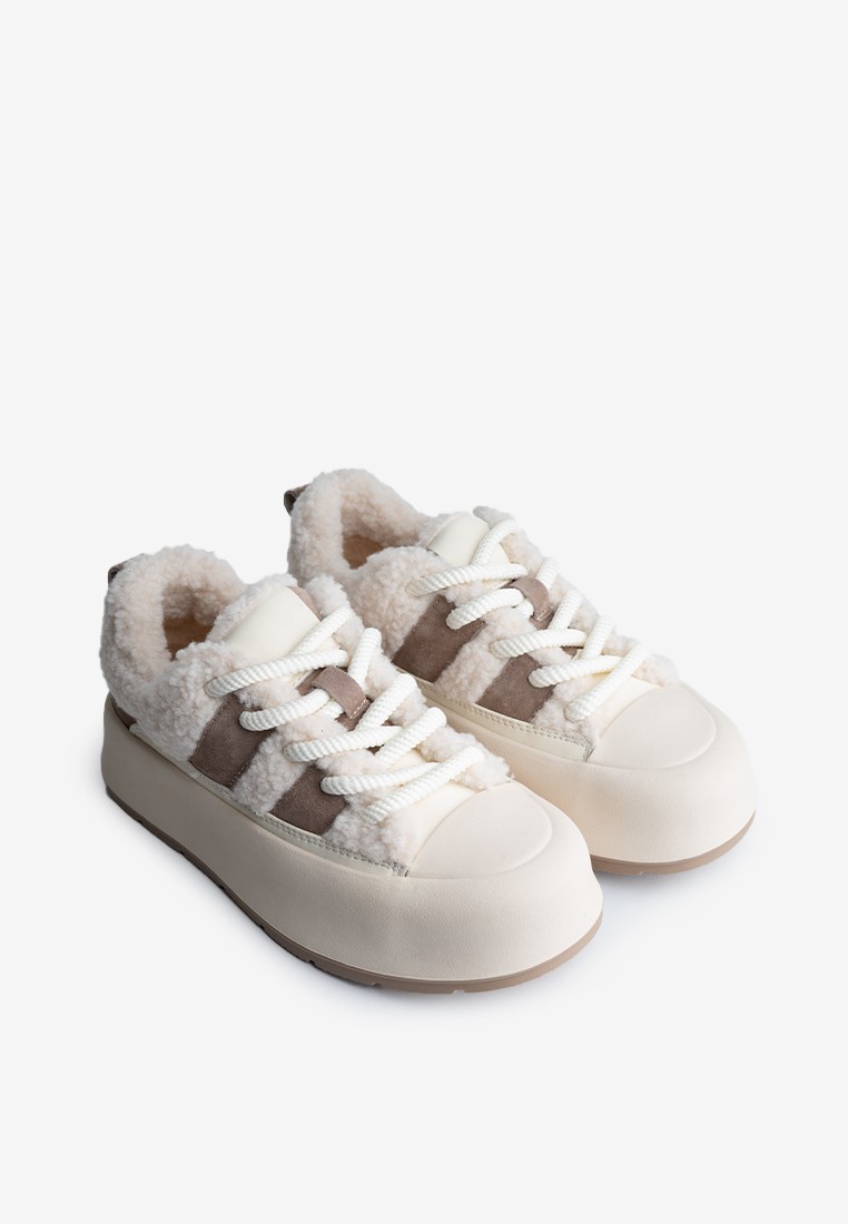 Кеди з хутром жіночі