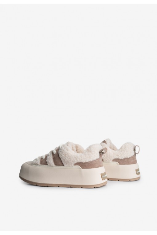 Кеди з хутром жіночі Fidelitti