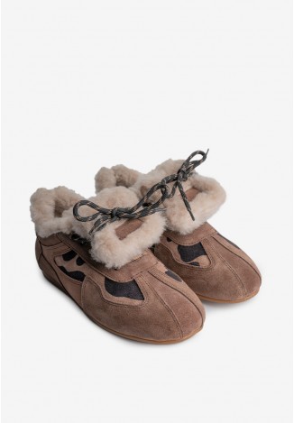 Кеди з хутром жіночі
