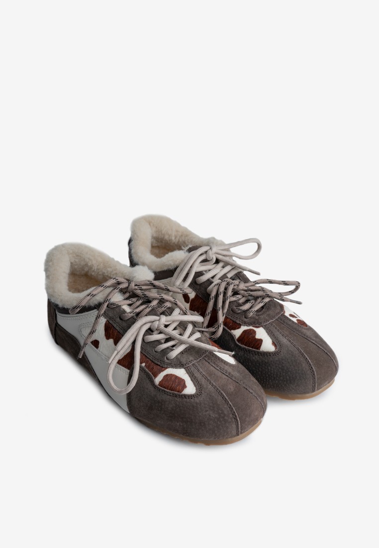 Кеди замшеві зимові