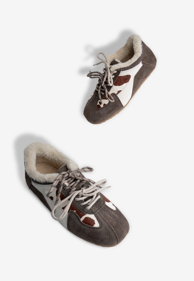 Кеди замшеві зимові
