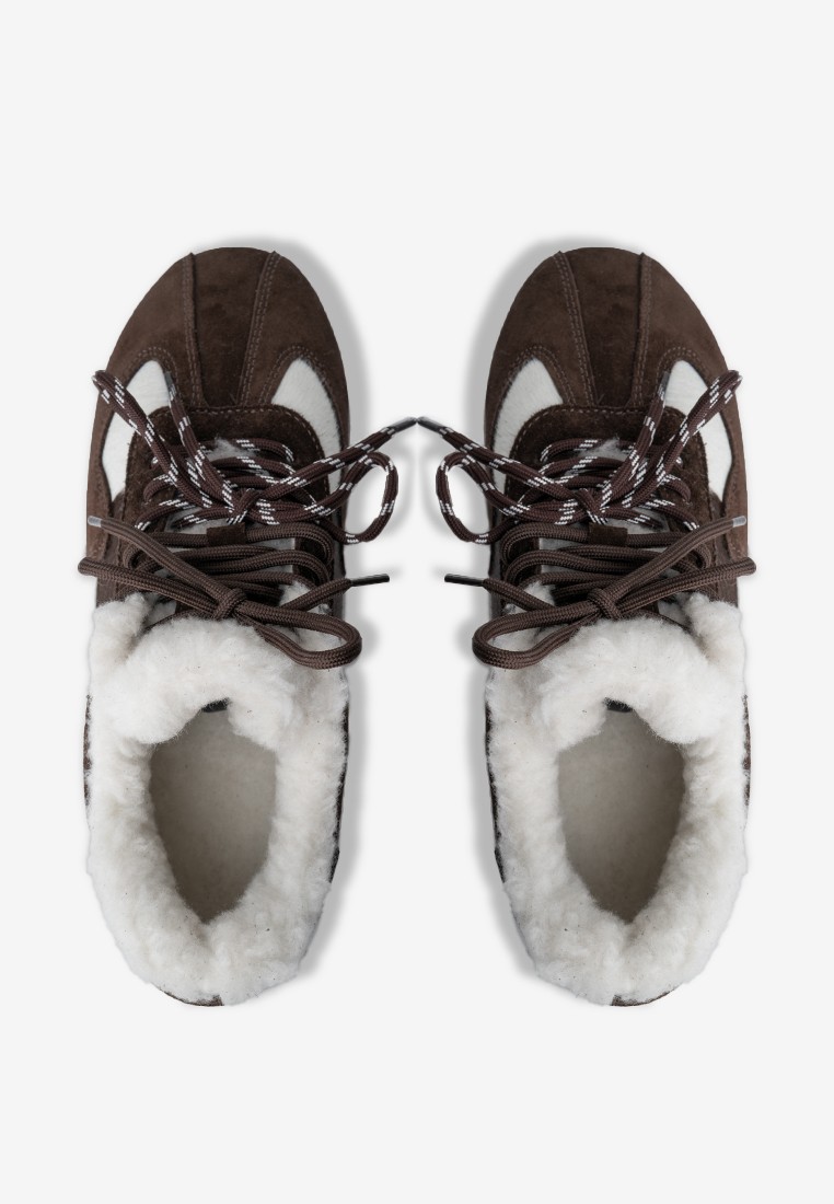 Кеди з хутром жіночі