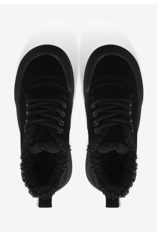 Кеди з хутром жіночі Fidelitti