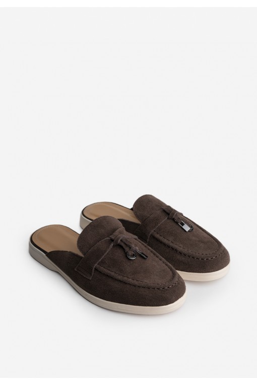 Мюлі замшеві жіночі Fidelitti