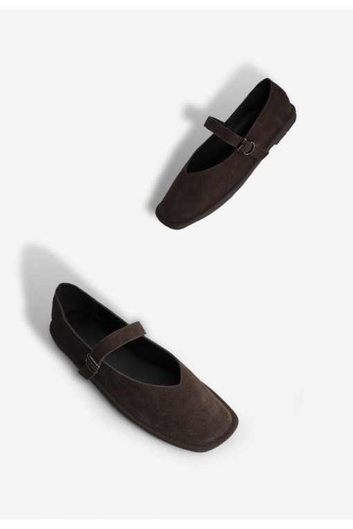 Балетки замшеві жіночі Fidelitti