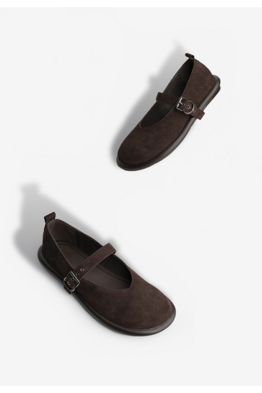 Балетки замшеві жіночі Fidelitti