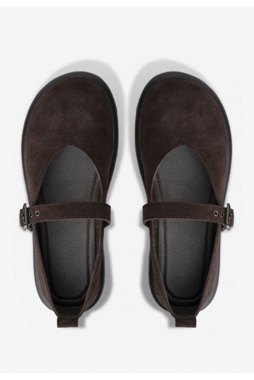 Балетки замшеві жіночі Fidelitti