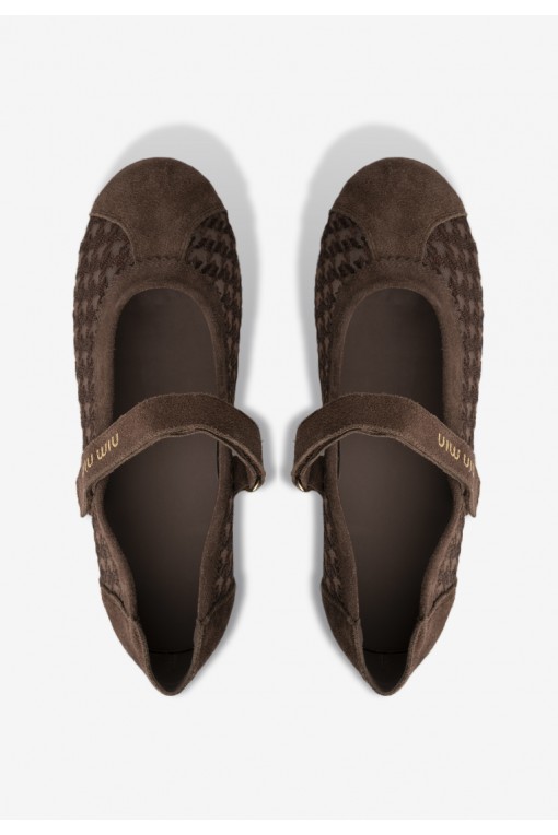 Балетки замшеві жіночі Fidelitti