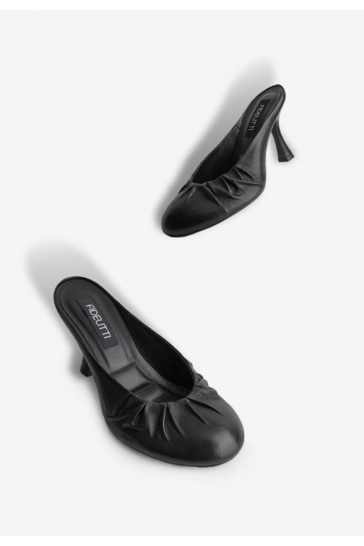 Мюлі шкіряні жіночі Fidelitti