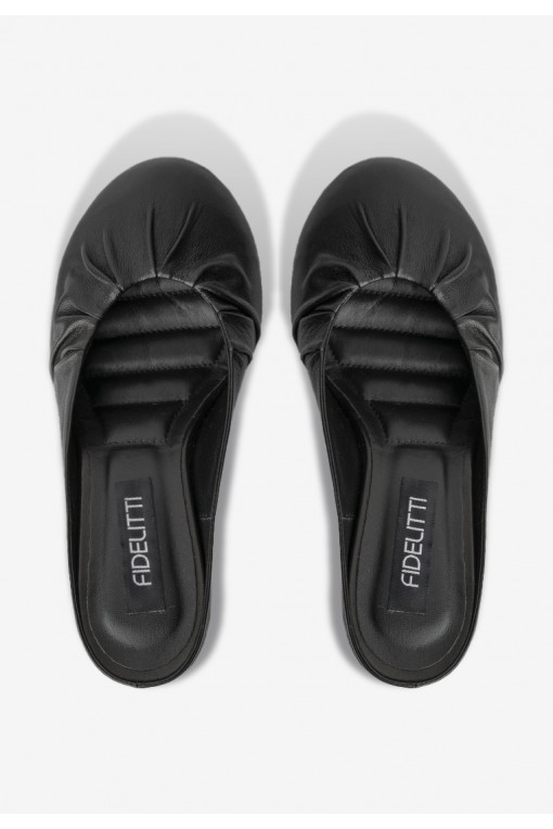 Мюлі шкіряні жіночі Fidelitti