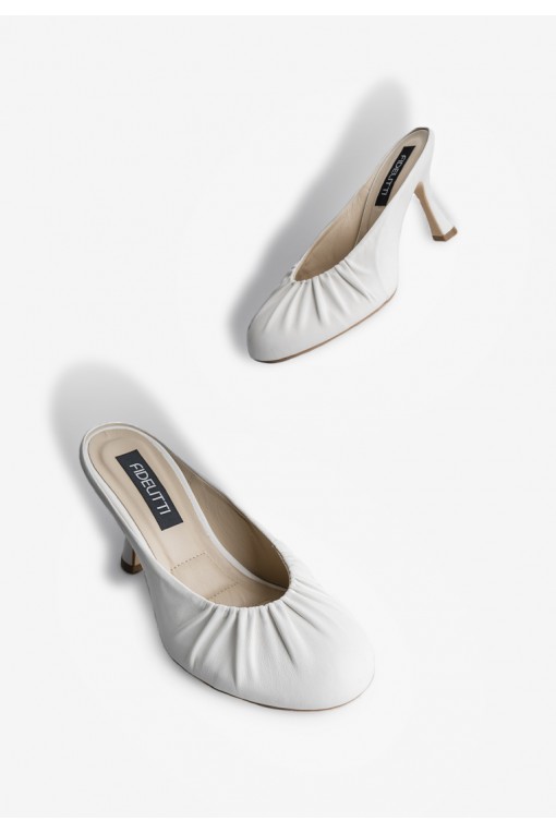 Мюлі шкіряні жіночі Fidelitti