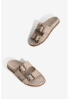 Шльопанці шкіряні жіночі Fidelitti