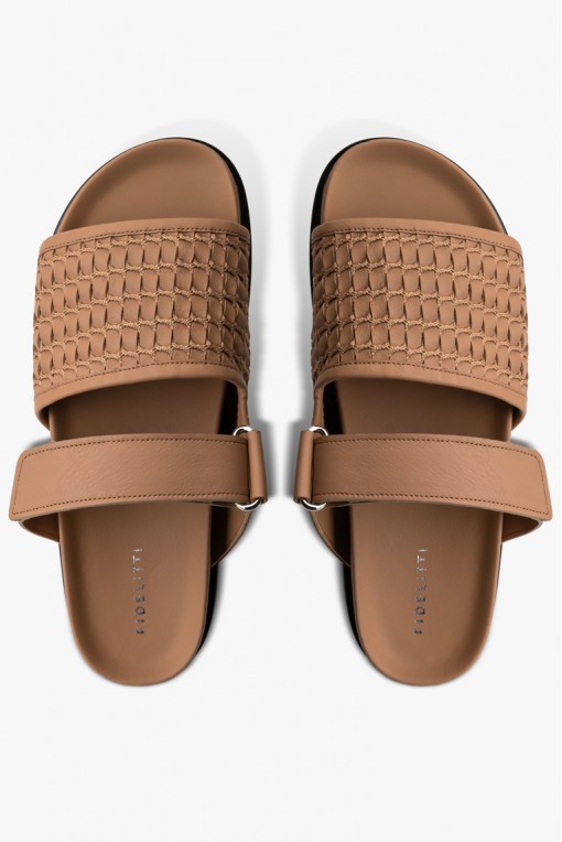 Шльопанці шкіряні жіночі Fidelitti