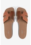 Шльопанці шкіряні жіночі Fidelitti