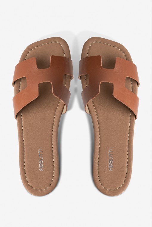 Шльопанці шкіряні жіночі Fidelitti