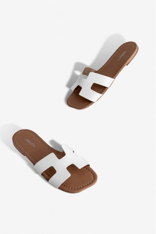 Шльопанці шкіряні жіночі Fidelitti