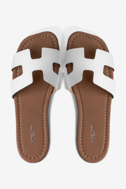 Шльопанці шкіряні жіночі Fidelitti