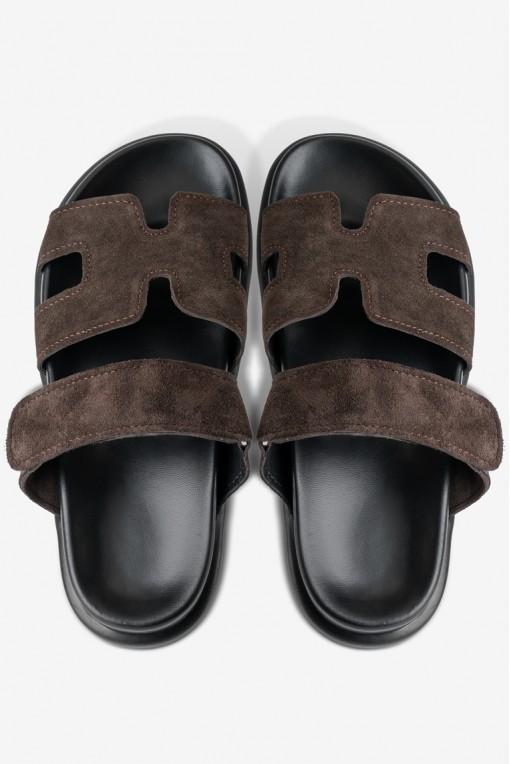 Шльопанці шкіряні жіночі Fidelitti