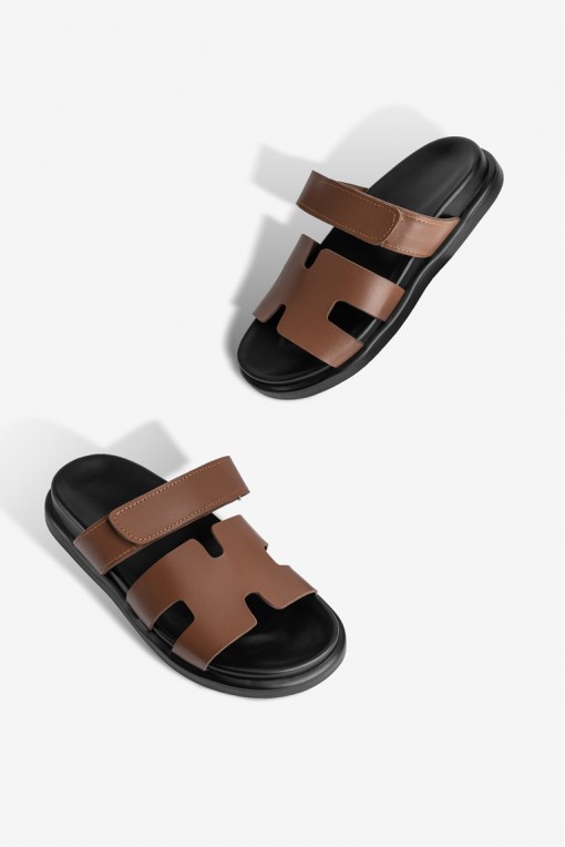 Шльопанці шкіряні жіночі Fidelitti